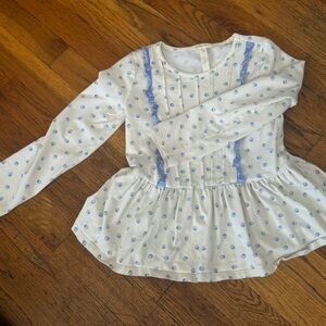 Matilda Jane blue acorn peplum top 6